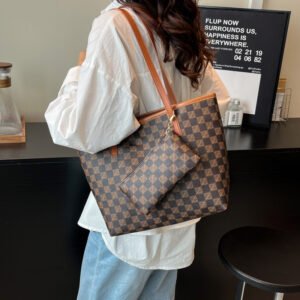 Checkered Tote Bag